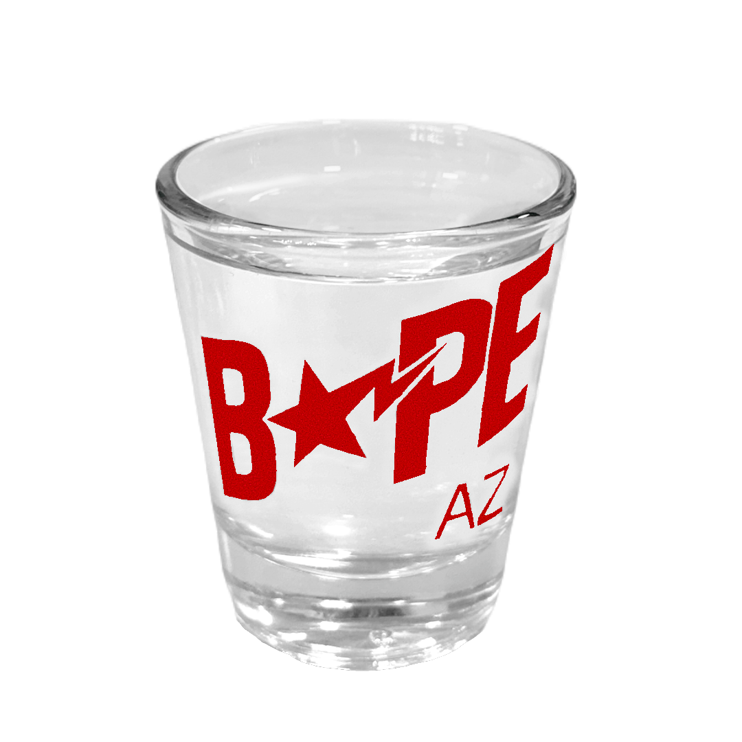 Bape.AZ Red Shot Glass ADD ON