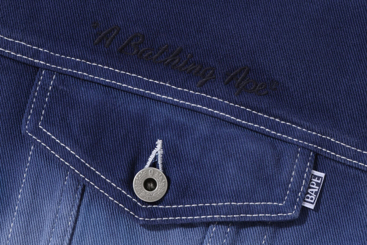 [M] OG DS Bape Denim Gradation Jacket