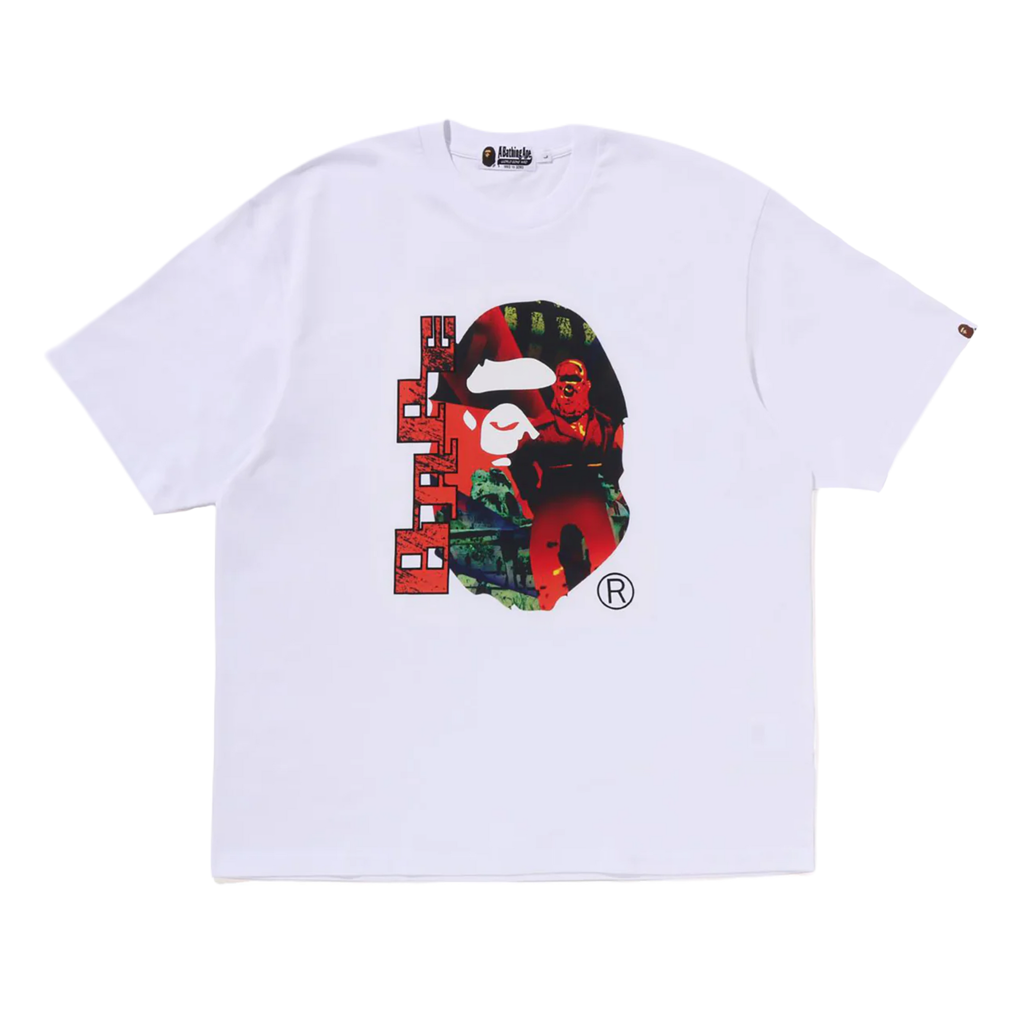 [S] OG DS Bape Oversized Tupac Ape Head Tee