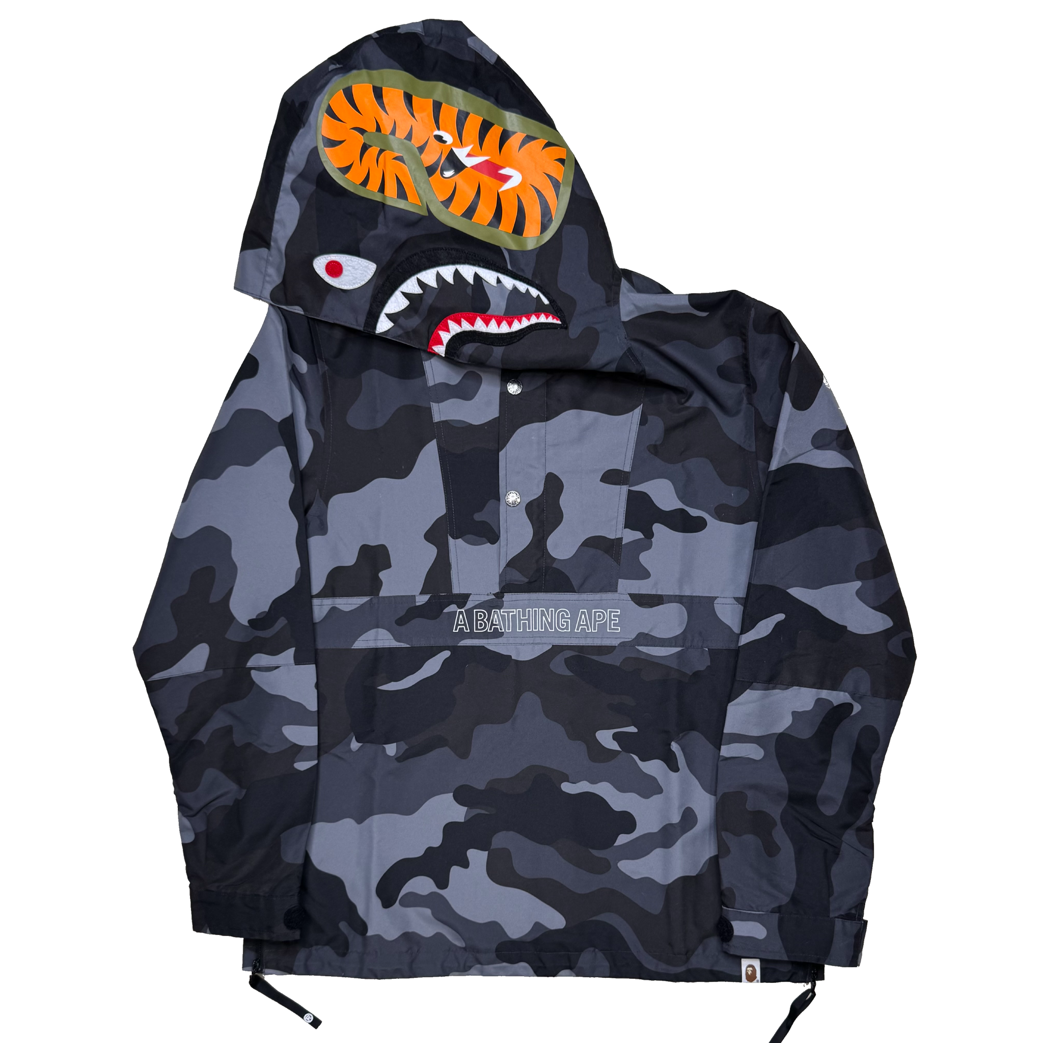 [M] OG Bape Woodland Camo Shark Jacket