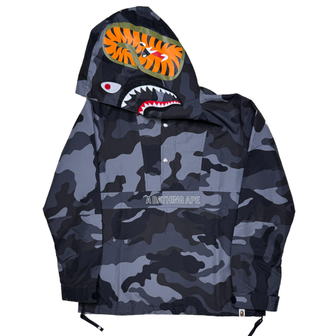 [M] OG Bape Woodland Camo Shark Jacket