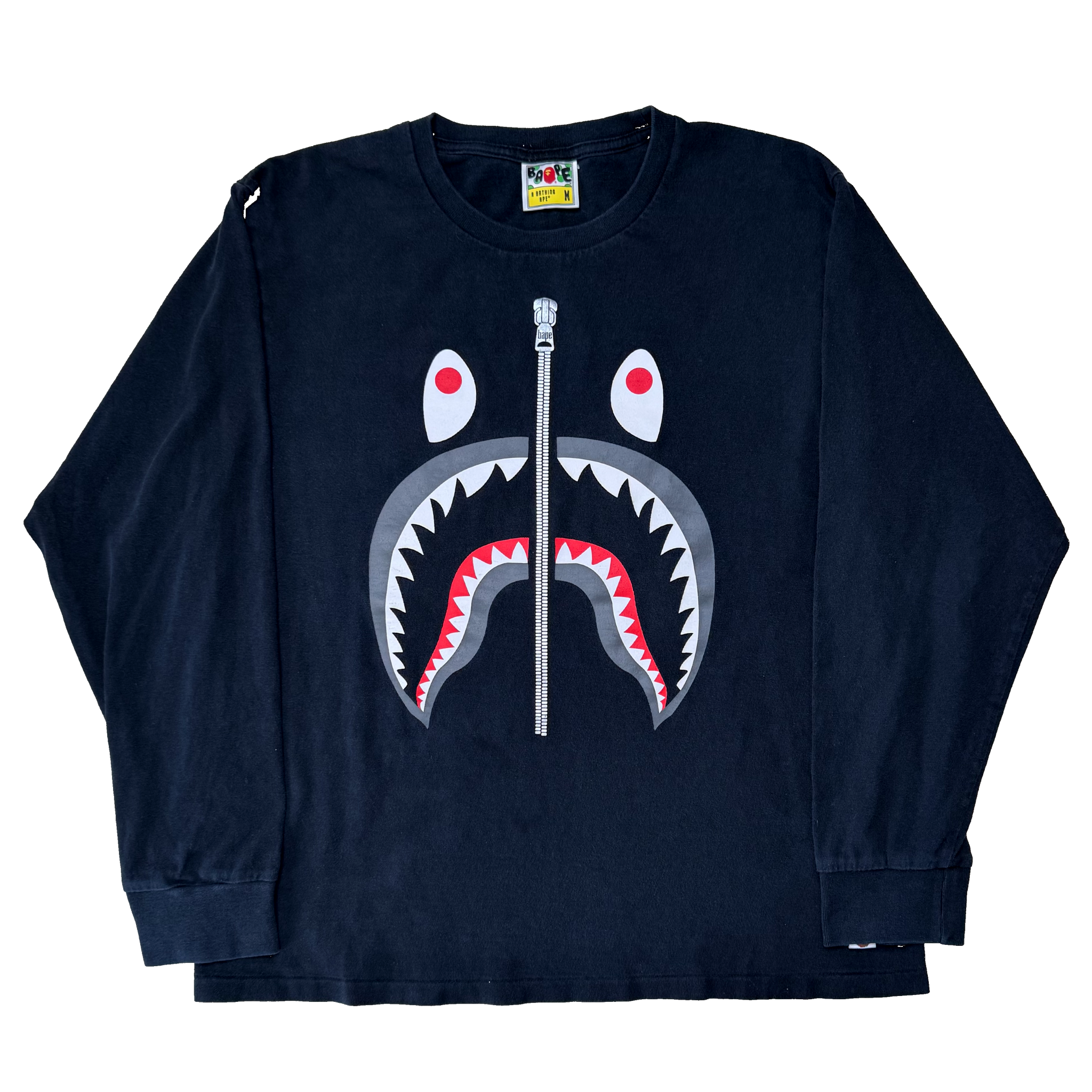[M] Bape Classic Shark Longsleeve