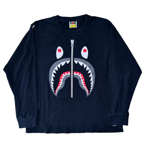 [M] Bape Classic Shark Longsleeve