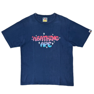 [M] OG Bape Sparkle Gradient Tee