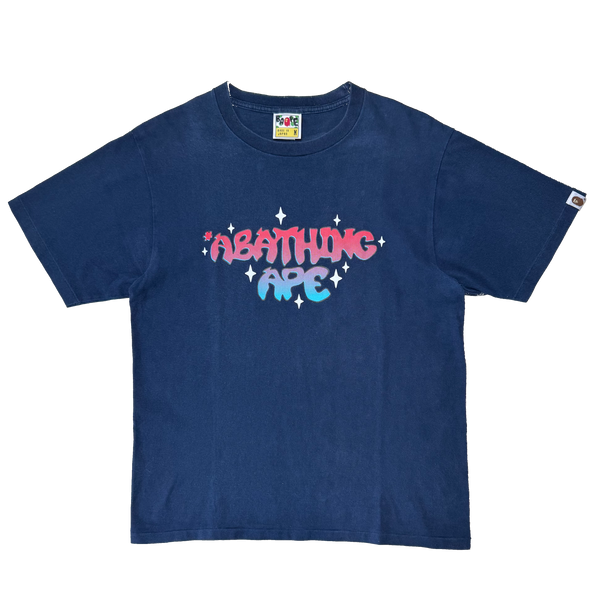 [M] OG Bape Sparkle Gradient Tee