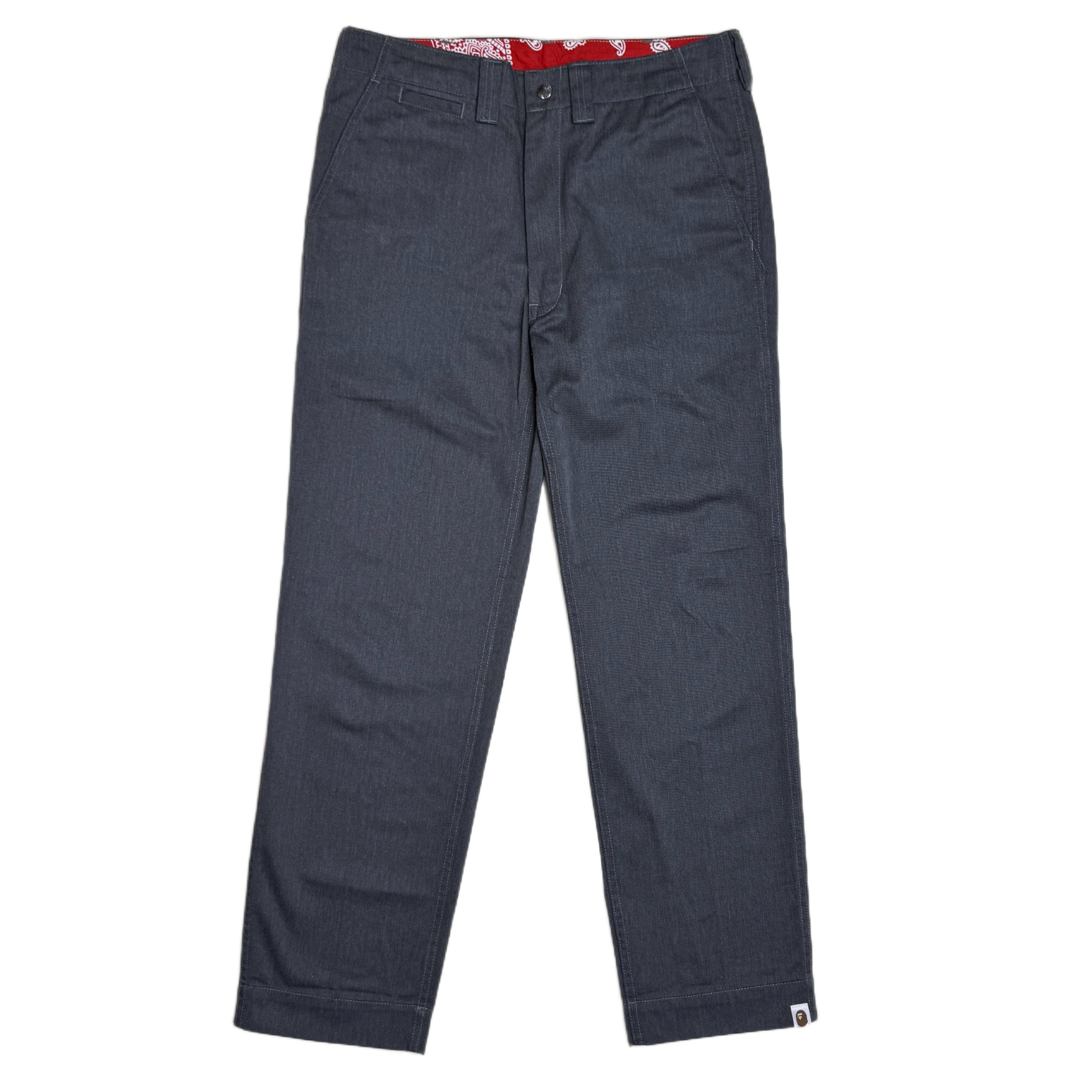 [M] Bape Classic Charcoal Bandana Pants
