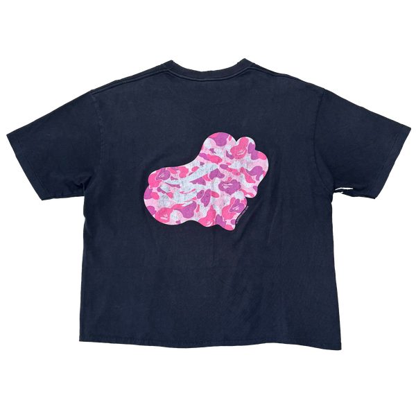 [L] Bape Cropped Camo Tee