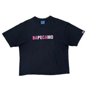 [L] Bape Cropped Camo Tee
