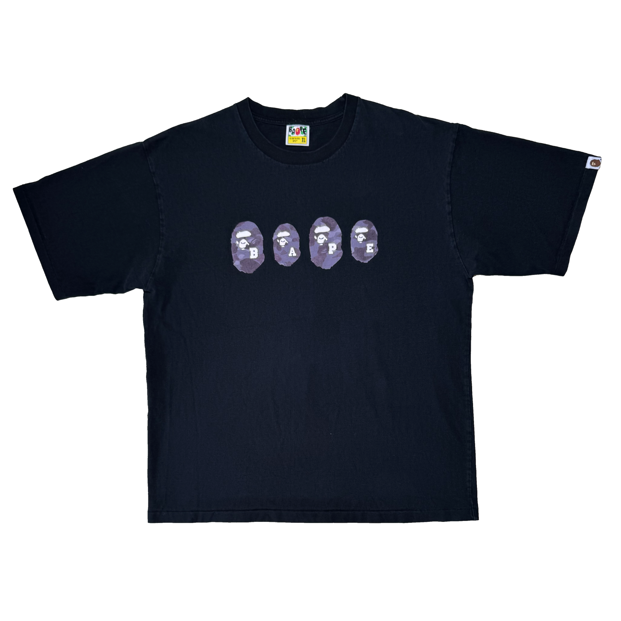 [XL] OG Bape Multi Ape Heads Tee