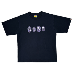 [XL] OG Bape Multi Ape Heads Tee