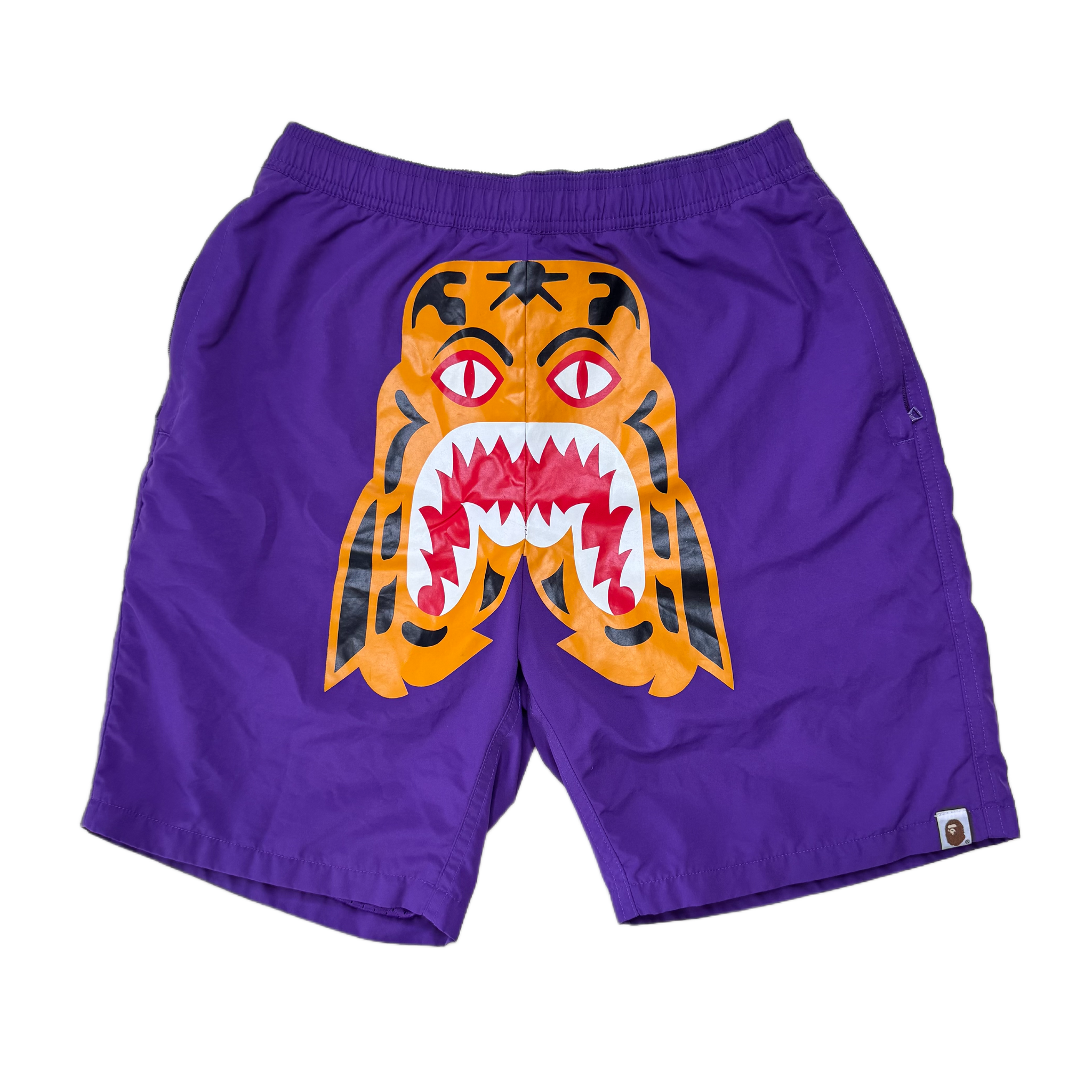 [M] Bape Tiger Beach Shorts