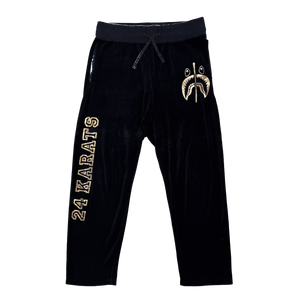 [M] Bape 24k Velour Shark Sweatpants
