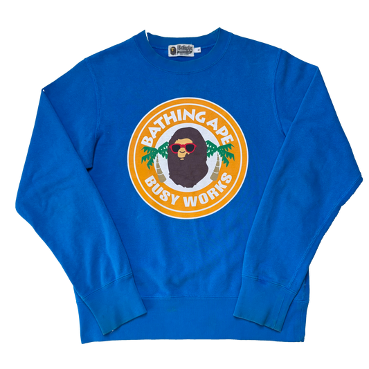 FLASH [S] Bape LA Busy Works Logo Sweatshirt