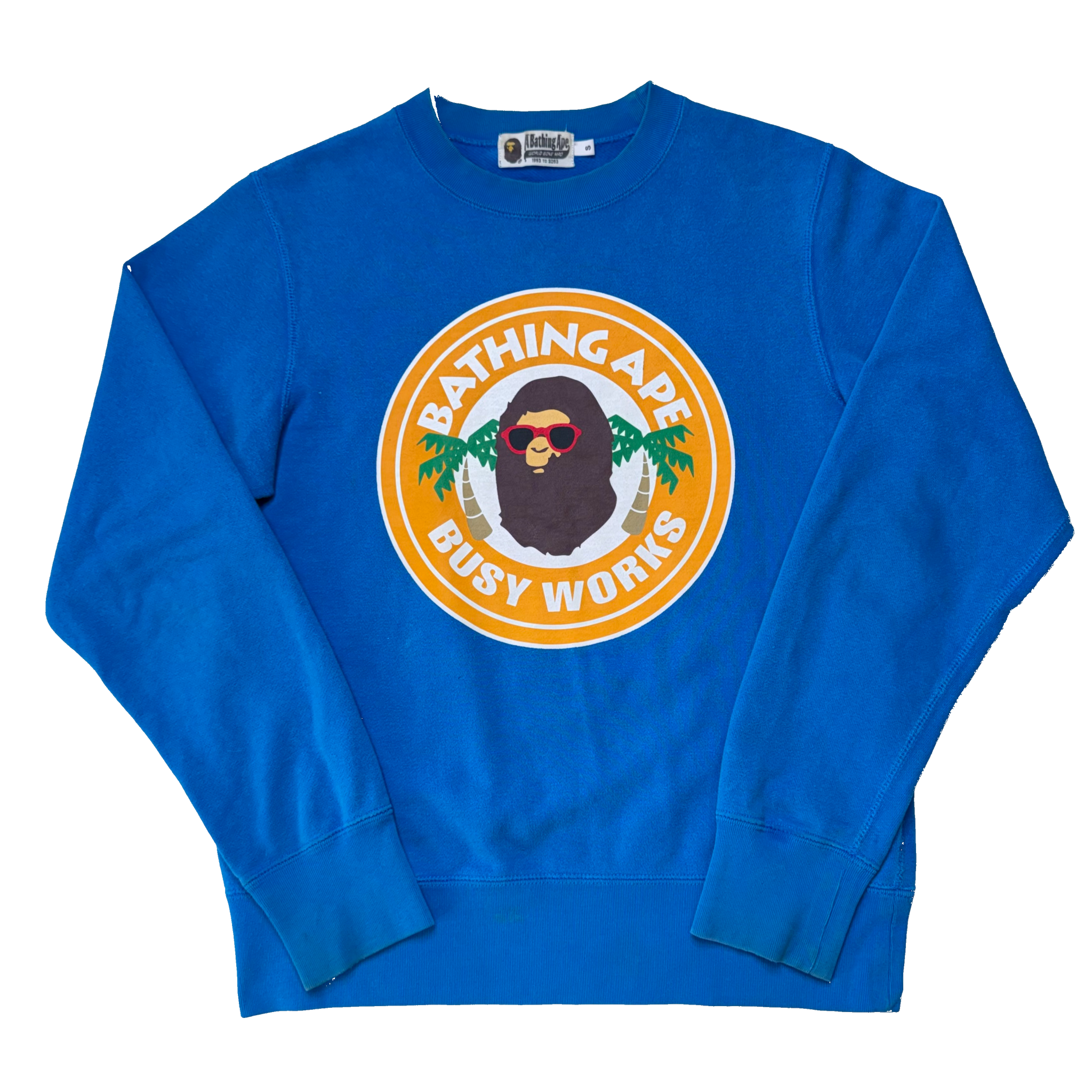 [S] Bape LA Busy Works Logo Sweatshirt