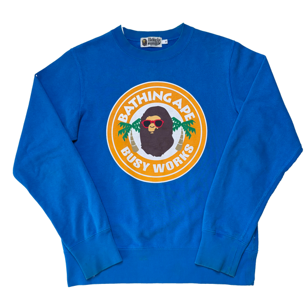 [S] Bape LA Busy Works Logo Sweatshirt