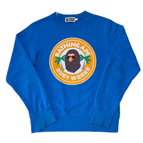 [S] Bape LA Busy Works Logo Sweatshirt