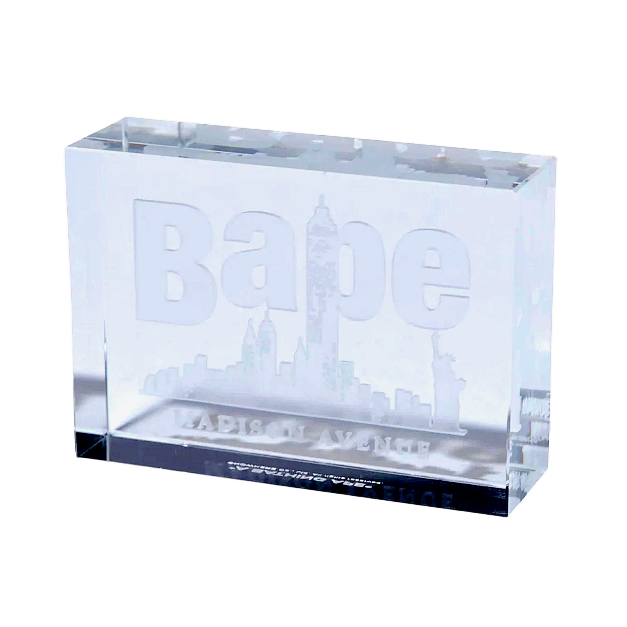 DS Bape NYC Crystal Sculpture