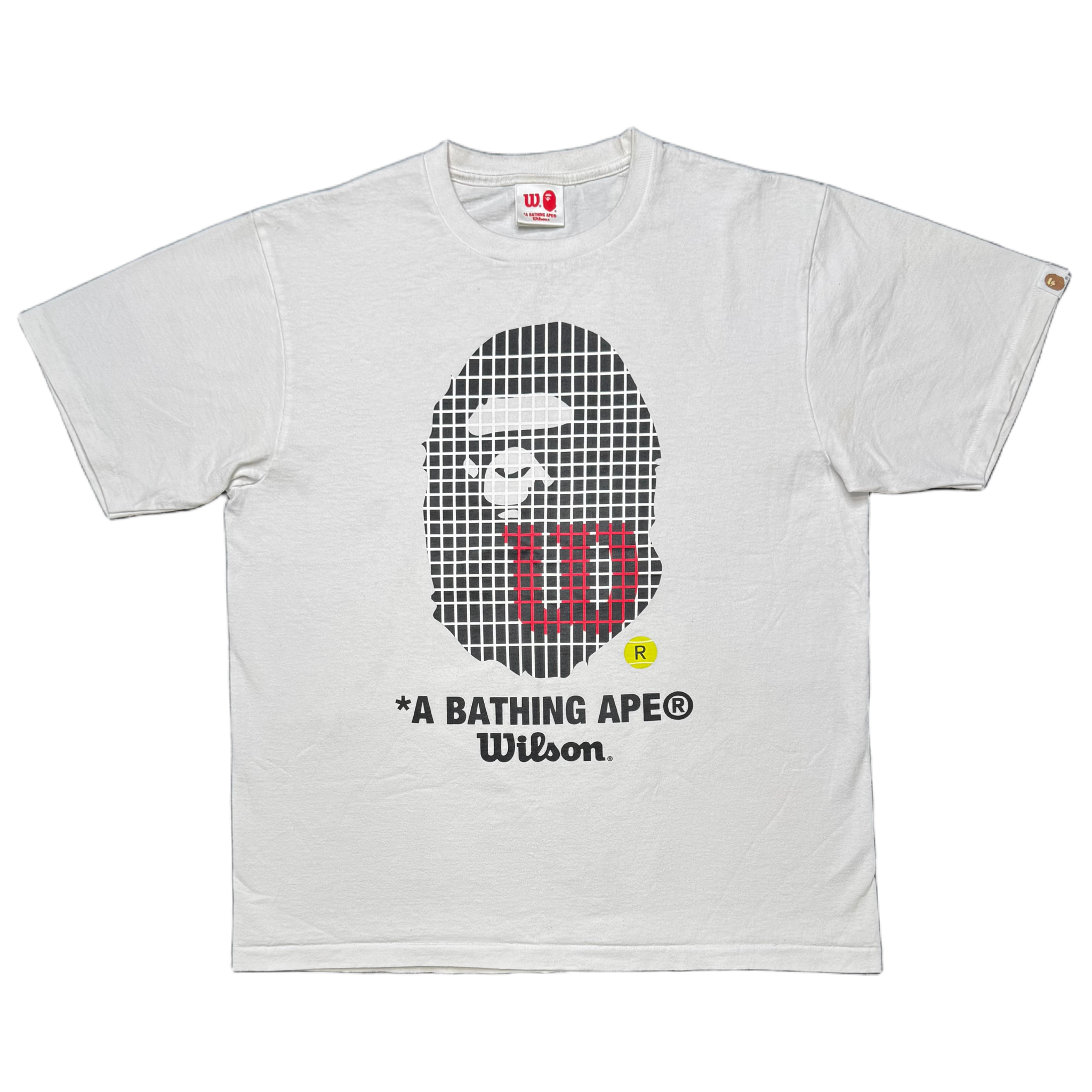 [L] Bape x Wilson Collab Ape Head Tee