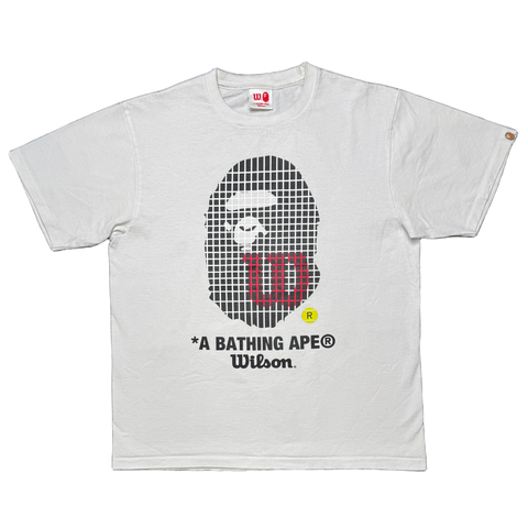 [L] Bape x Wilson Collab Ape Head Tee
