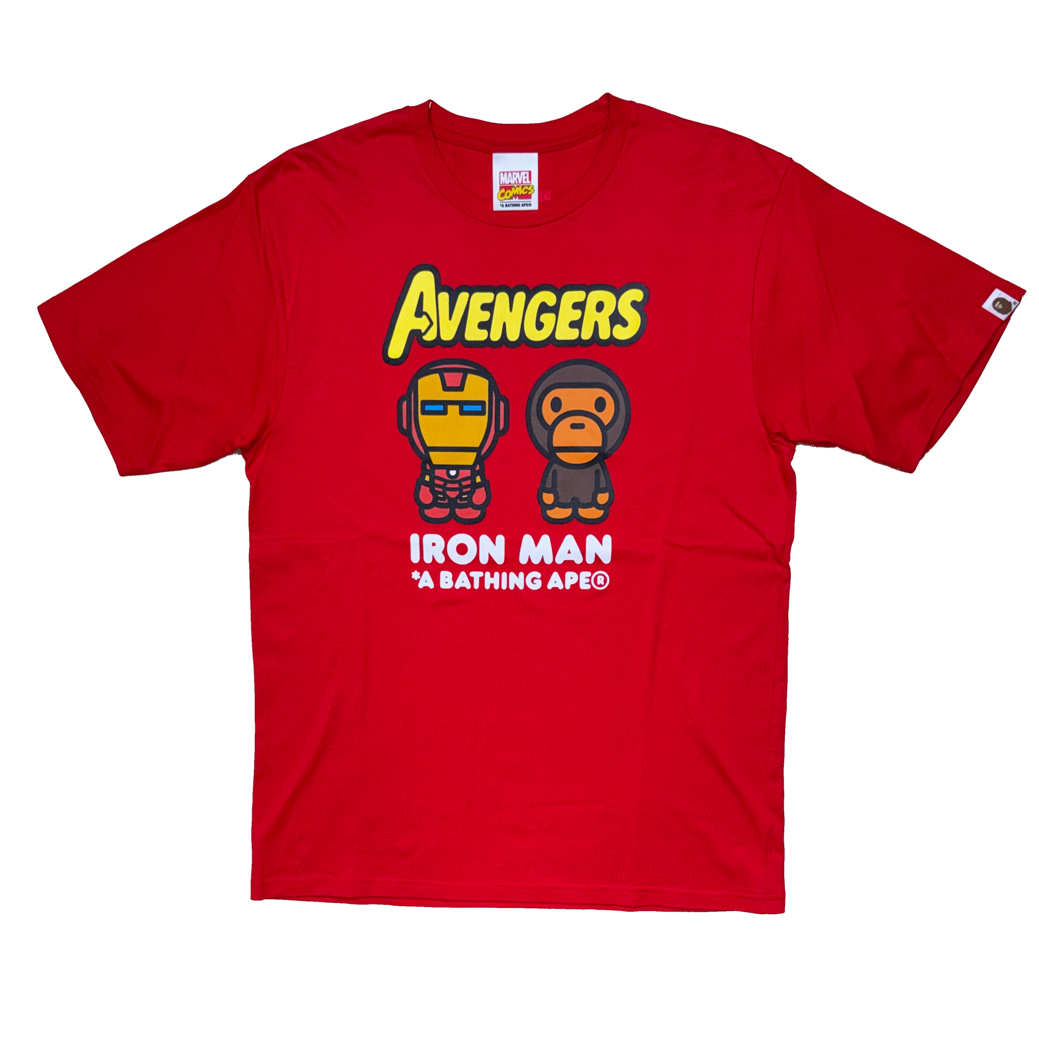 [XL] Bape x Avengers Collab Iron Man Tee