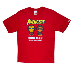 [XL] Bape x Avengers Collab Iron Man Tee