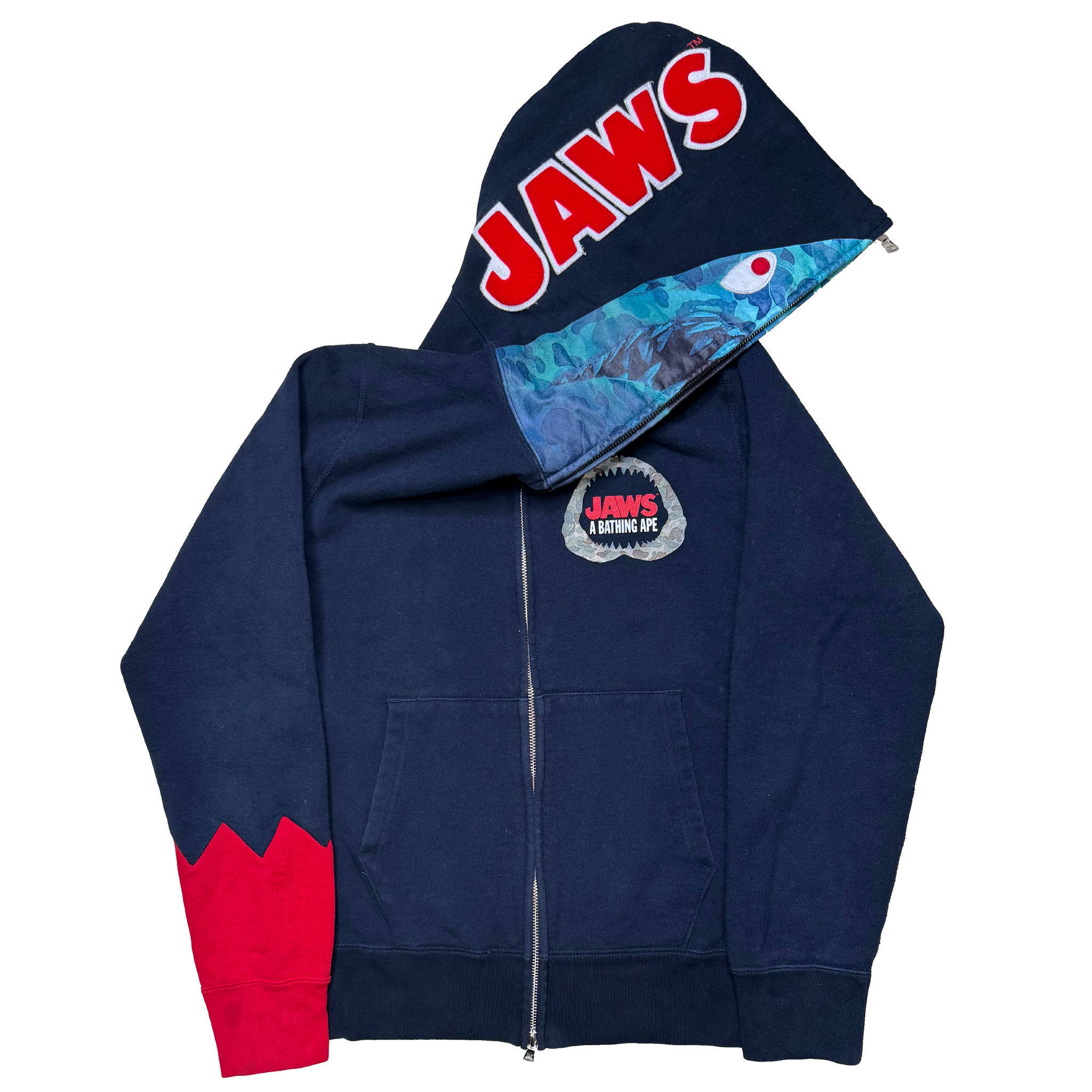 [M] Bape x JAWS Collab Shark Hoodie