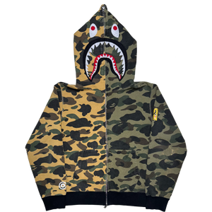 [M] Bape Split 1st Camo Shark Hoodie