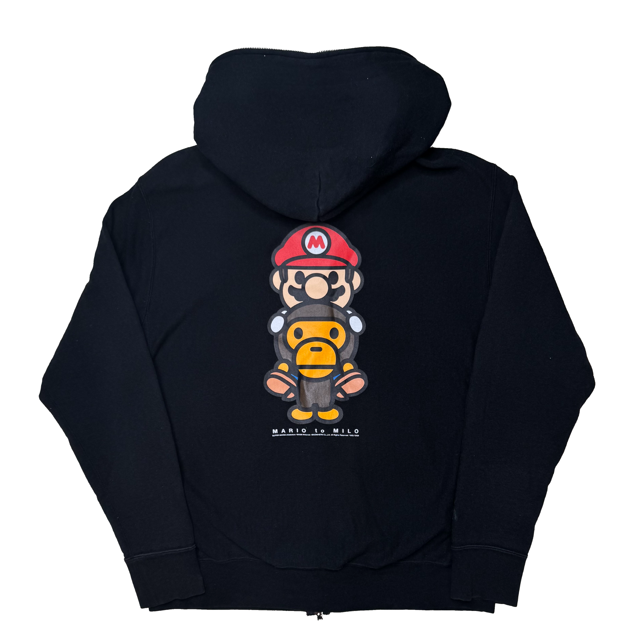 [M] OG Bape x Nintendo Collab Mario Full-Zip Hoodie