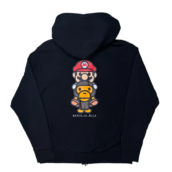 [M] OG Bape x Nintendo Collab Mario Full-Zip Hoodie