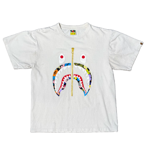 [XL] Bape Multi Camo Shark Tee