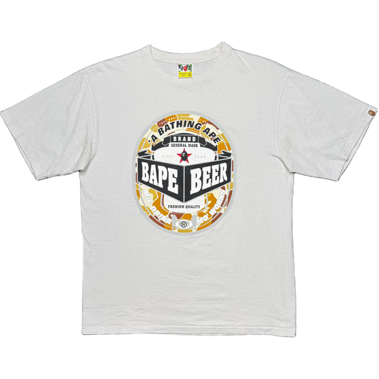 [XL] Bape Gold Camo Beer Tee