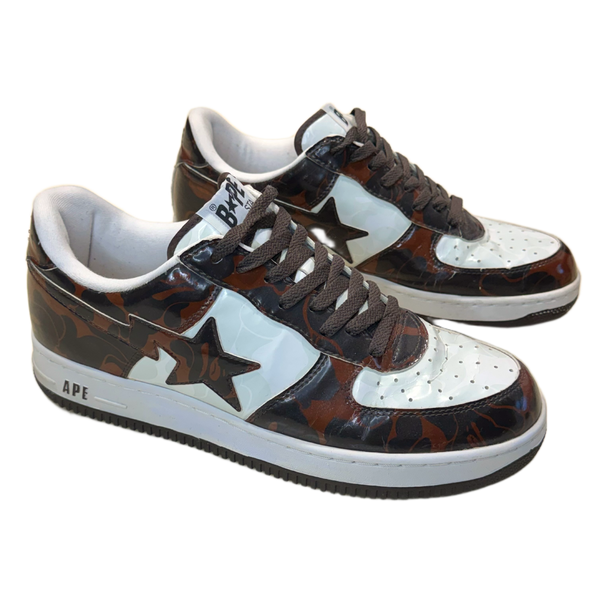 [13] Bape Brown & White Camo Bapestas
