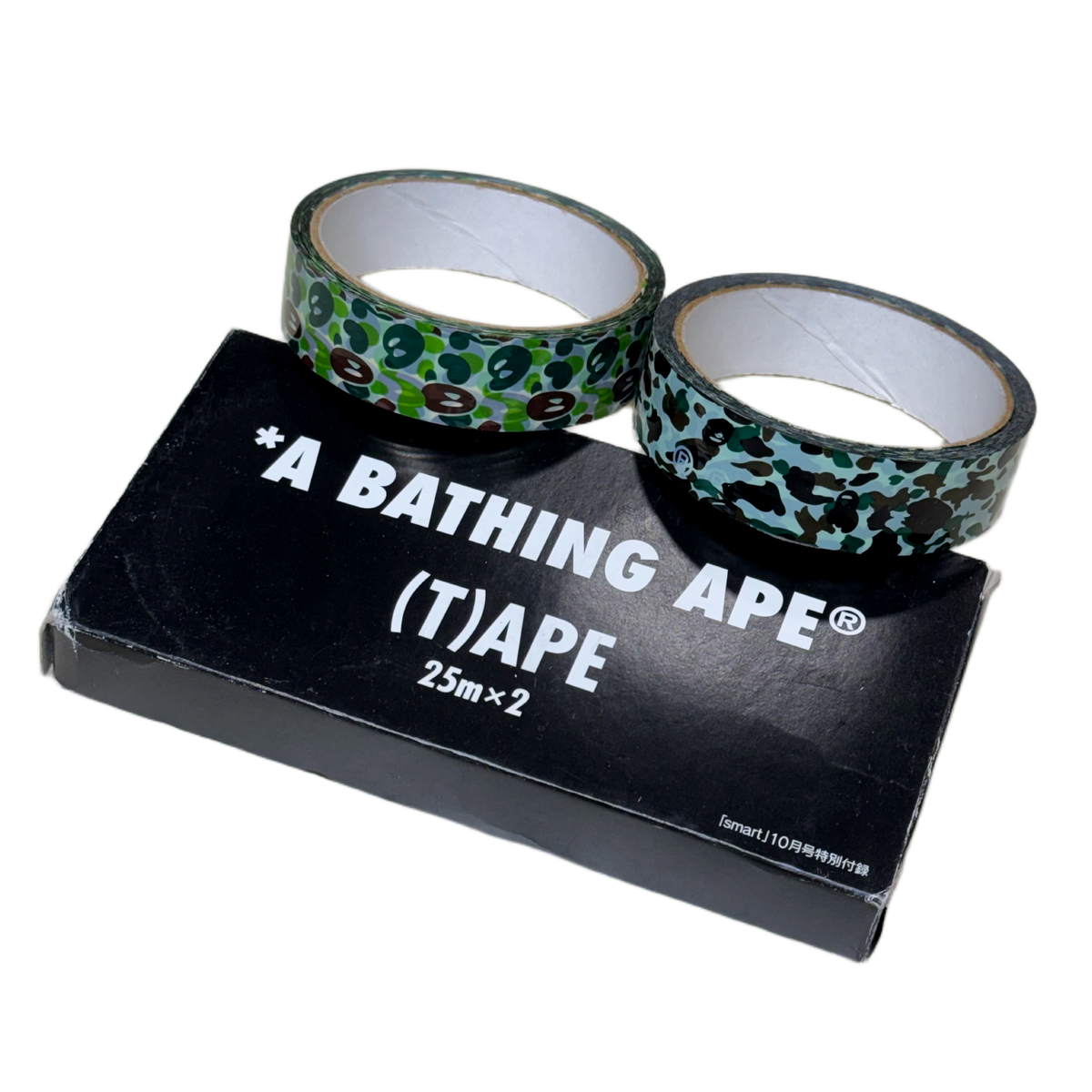 Bape Set of 2 Camo Rolls of Tape