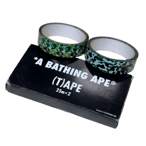 Bape Set of 2 Camo Rolls of Tape