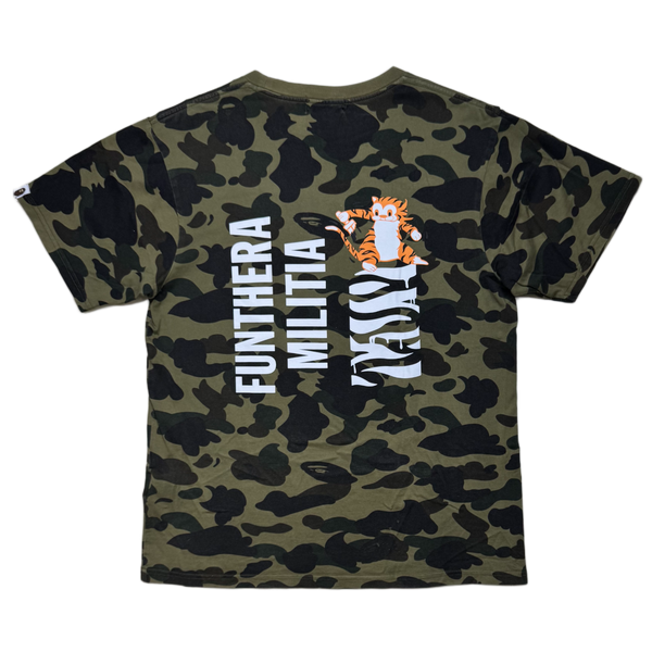 [L] Bape 1st Camo Tiger Logo Tee