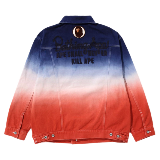 [M] OG DS Bape Denim Gradation Jacket