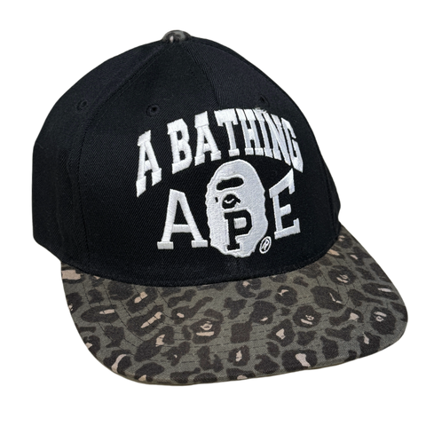 Embroidered Cheetah Camo Snapback