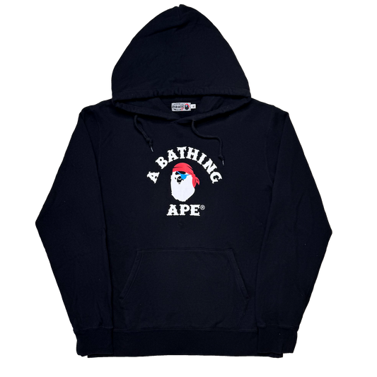 [XL] Bape Pirate College Logo Hoodie