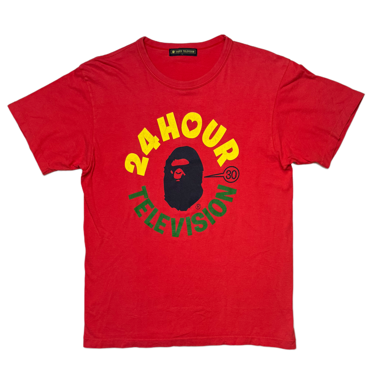 [L] Bape 24 Hour Television Tee