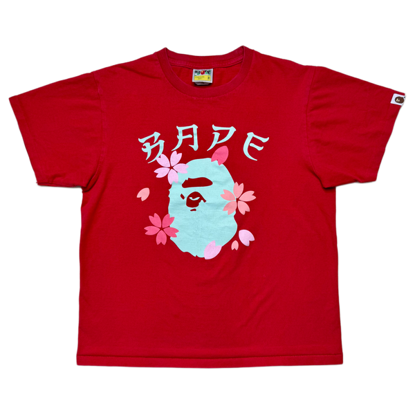 [M] Bape Sakura Ape Head Tee