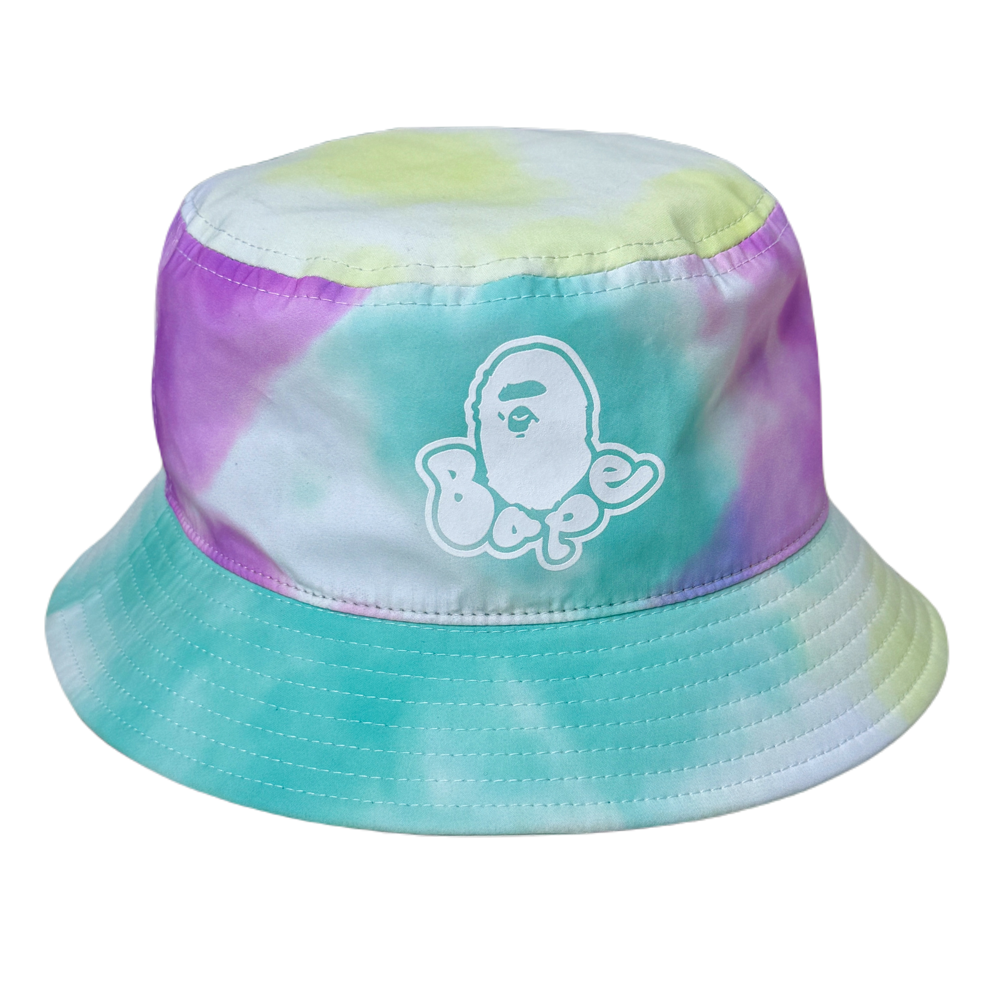 Bape Tie-Dye Ape Head Bucket Hat