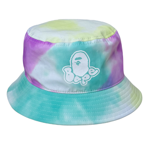 Bape Tie-Dye Ape Head Bucket Hat