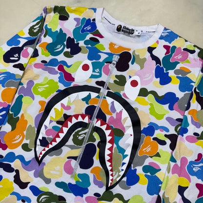 [M] Bape Multi Camo Shark Longsleeve