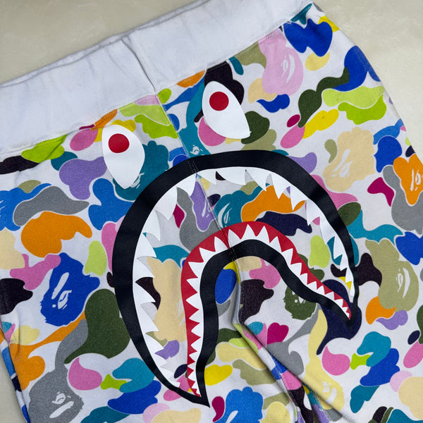 [M] Bape Multi Camo Shark Sweatpants