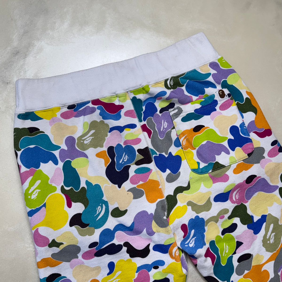 [M] Bape Multi Camo Shark Sweatpants