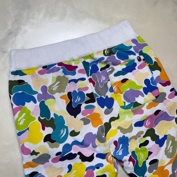 [M] Bape Multi Camo Shark Sweatpants