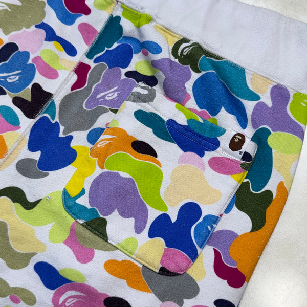 [M] Bape Multi Camo Shark Sweatpants