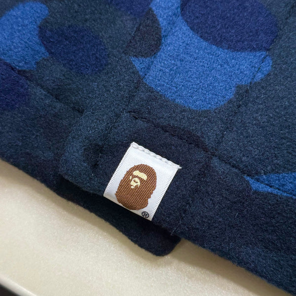 [M] OG Bape 1st Camo Blue Wool Coat