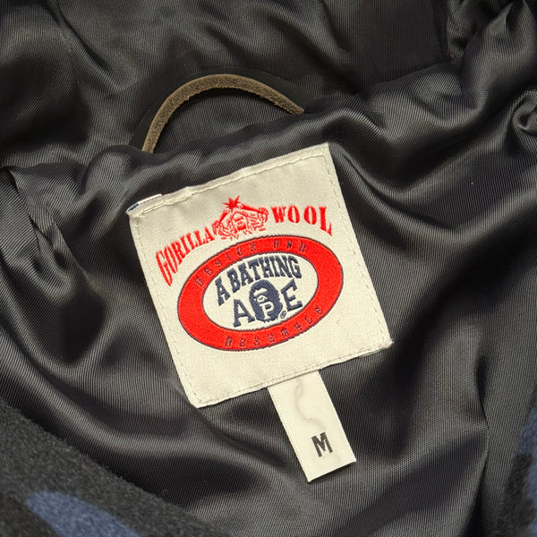 [M] OG Bape 1st Camo Blue Wool Coat