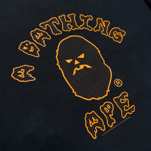 [L] OG Bape Halloween College Logo Sweatshirt